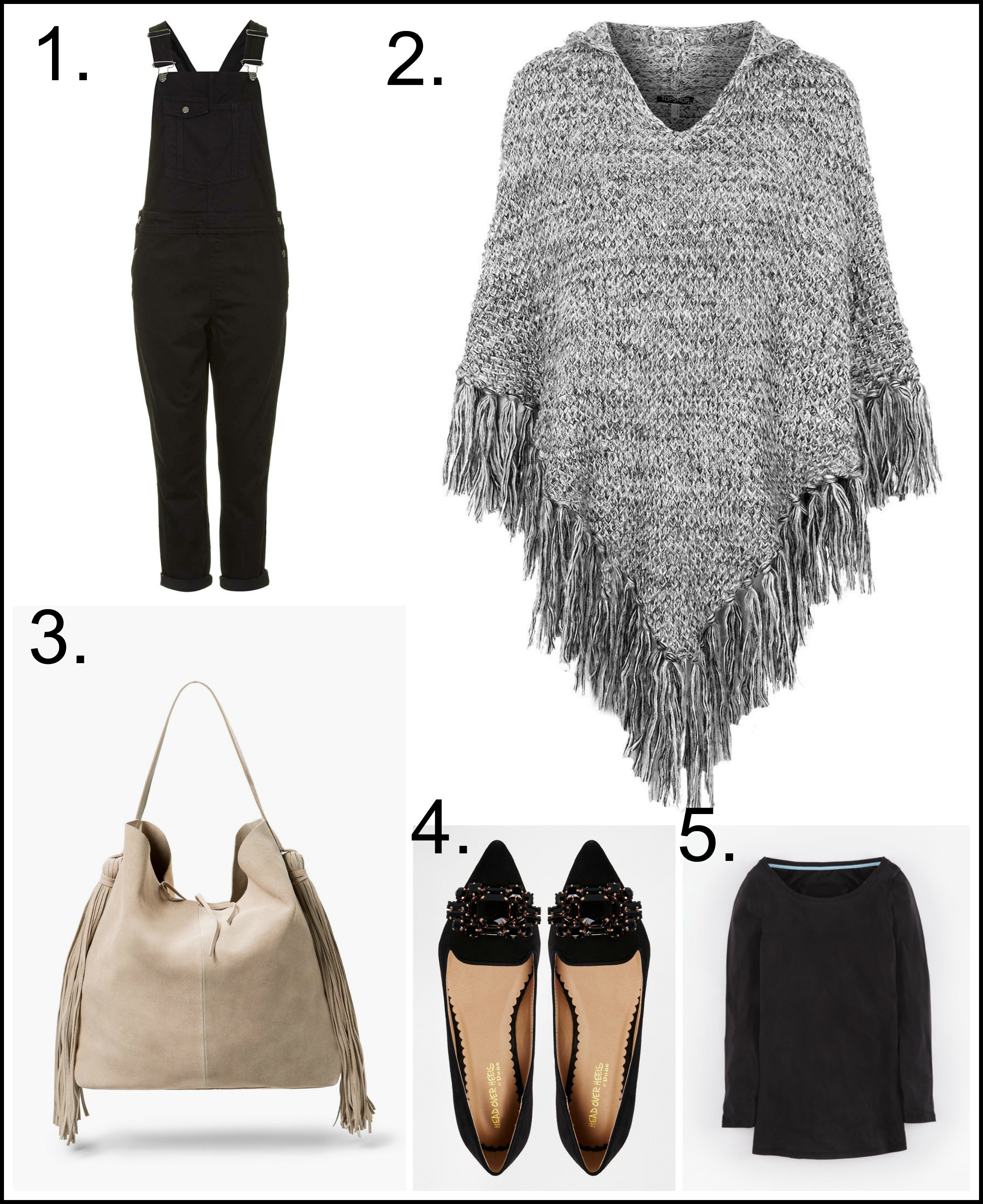 grey poncho