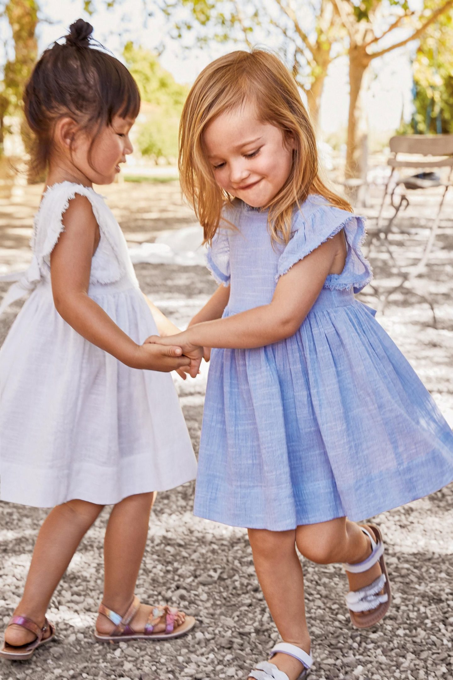 ST BLUE WOBBLY DRESS (3mths-6yrs)