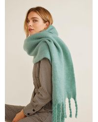 mango-Pastel-Green-Textured-Maxi-Scarf